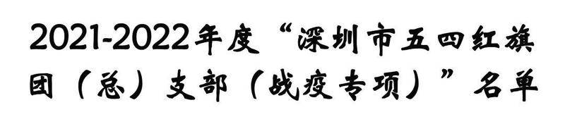 祝贺！团市委授予一批优秀团组织“战疫专项”荣誉称号(图13)